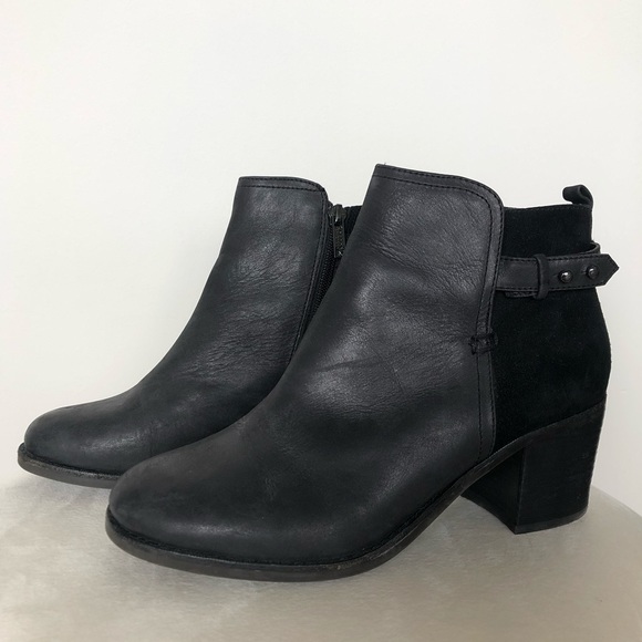 Sperry Shoes - Sperry Black Leather Booties